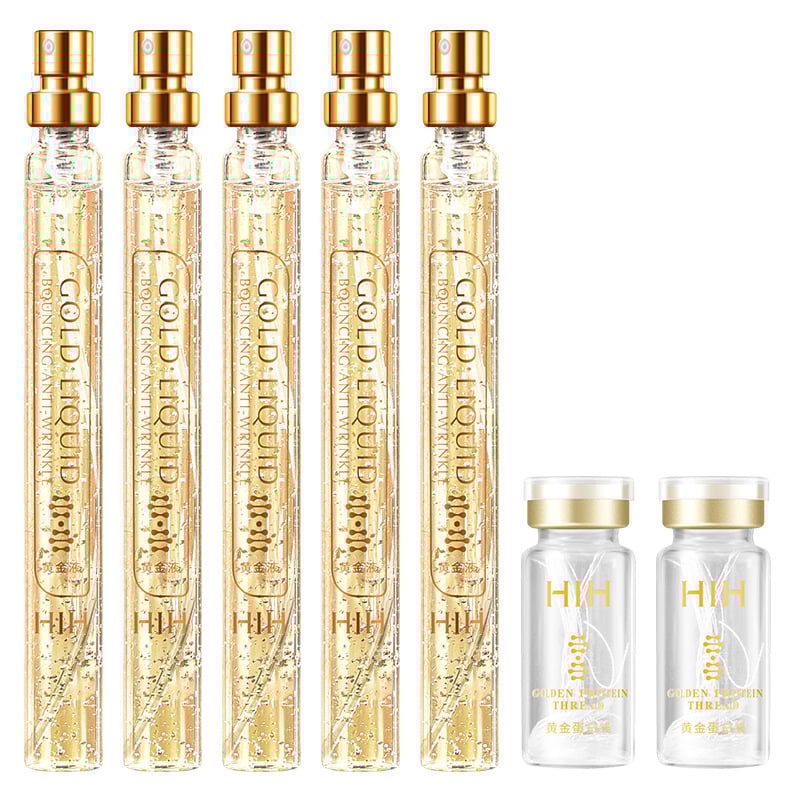 Gold Protein Peptide Set of Skin Care Essence