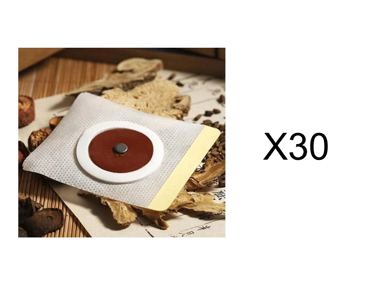 Navel Herbal Button Patch Silimming Megnatic Detox Sticker