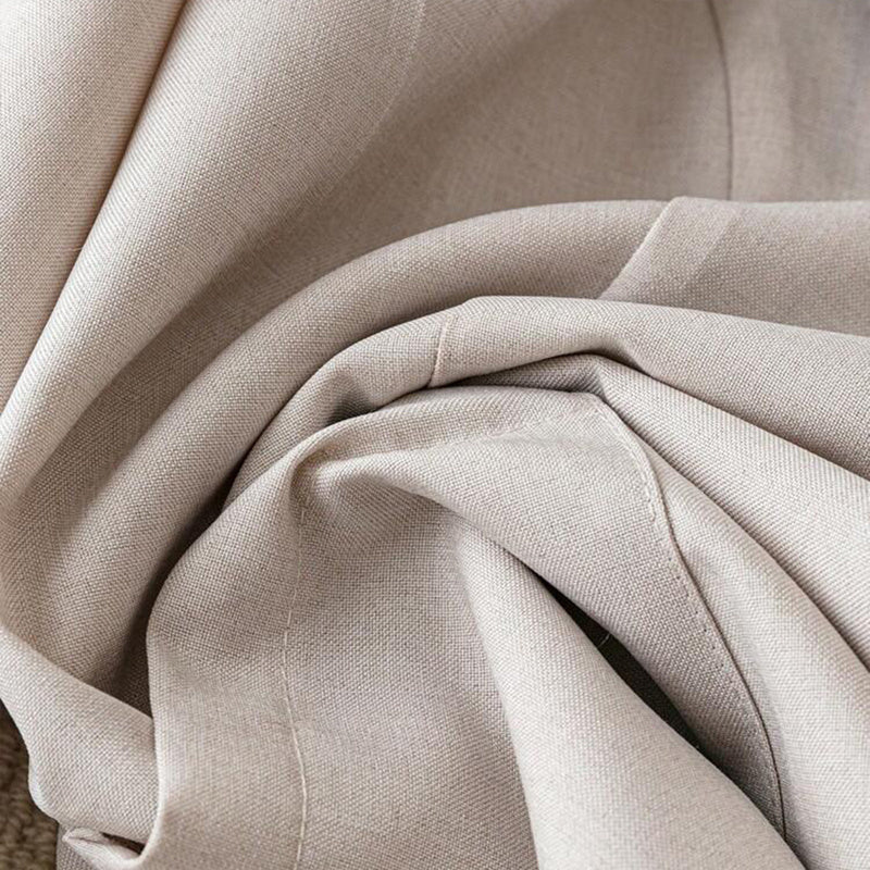 Women's Notched Lapel Single-Breasted Minimalist Blazer Half Sleeve H-Line Jacket With Pockets Casual & Office Wear For Spring&Fall