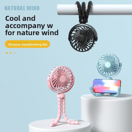 Eight-clawed desktop fan