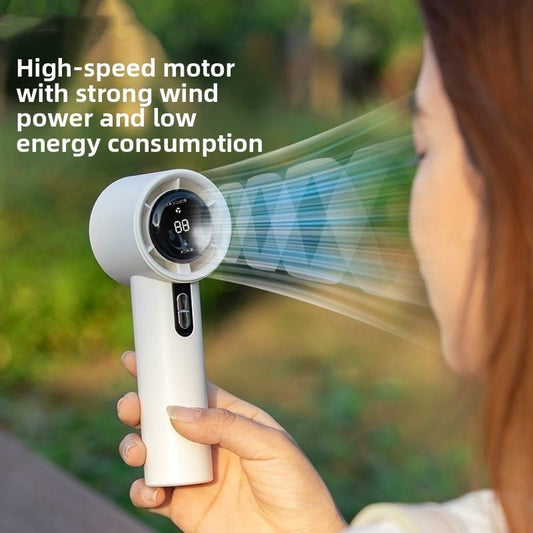 The turbine holds a high-speed small fan